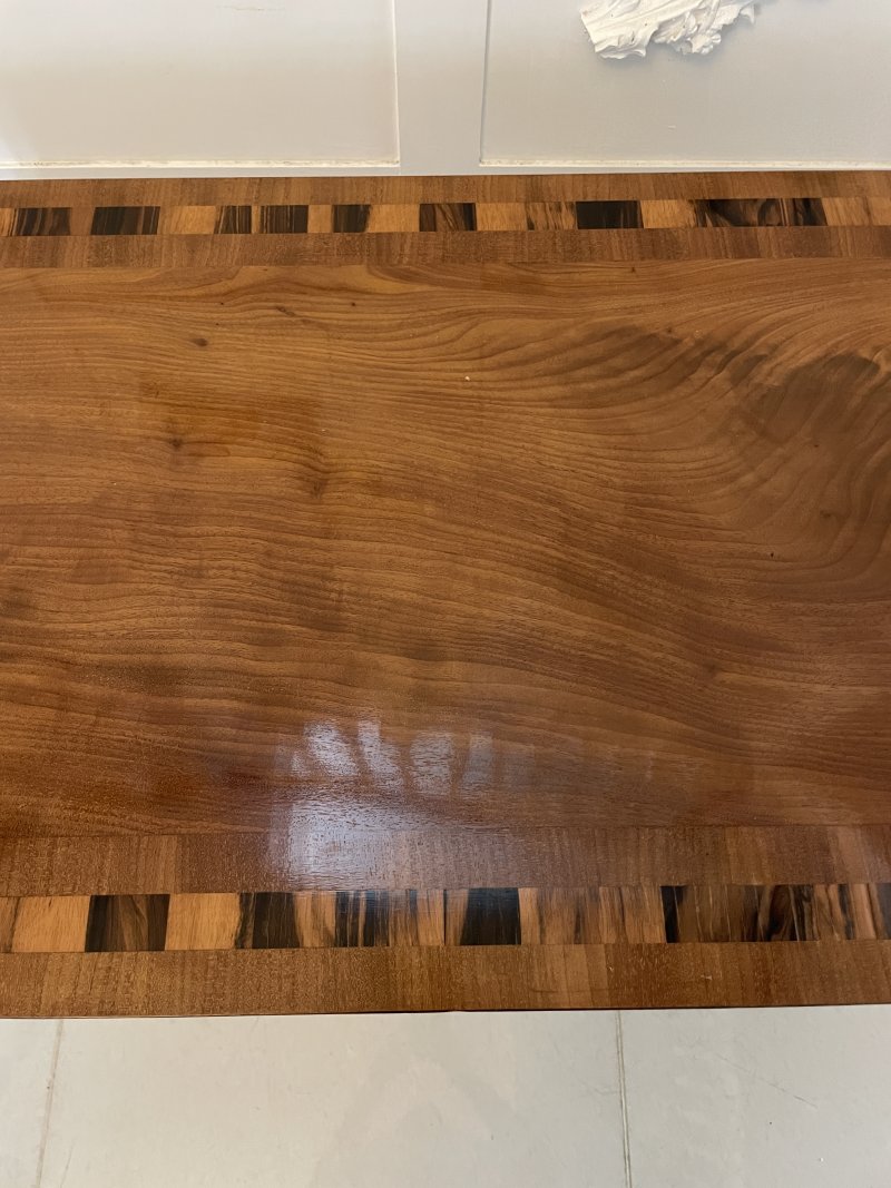 Outstanding Quality Antique Regency Mahogany Card/Console Table - Image 9